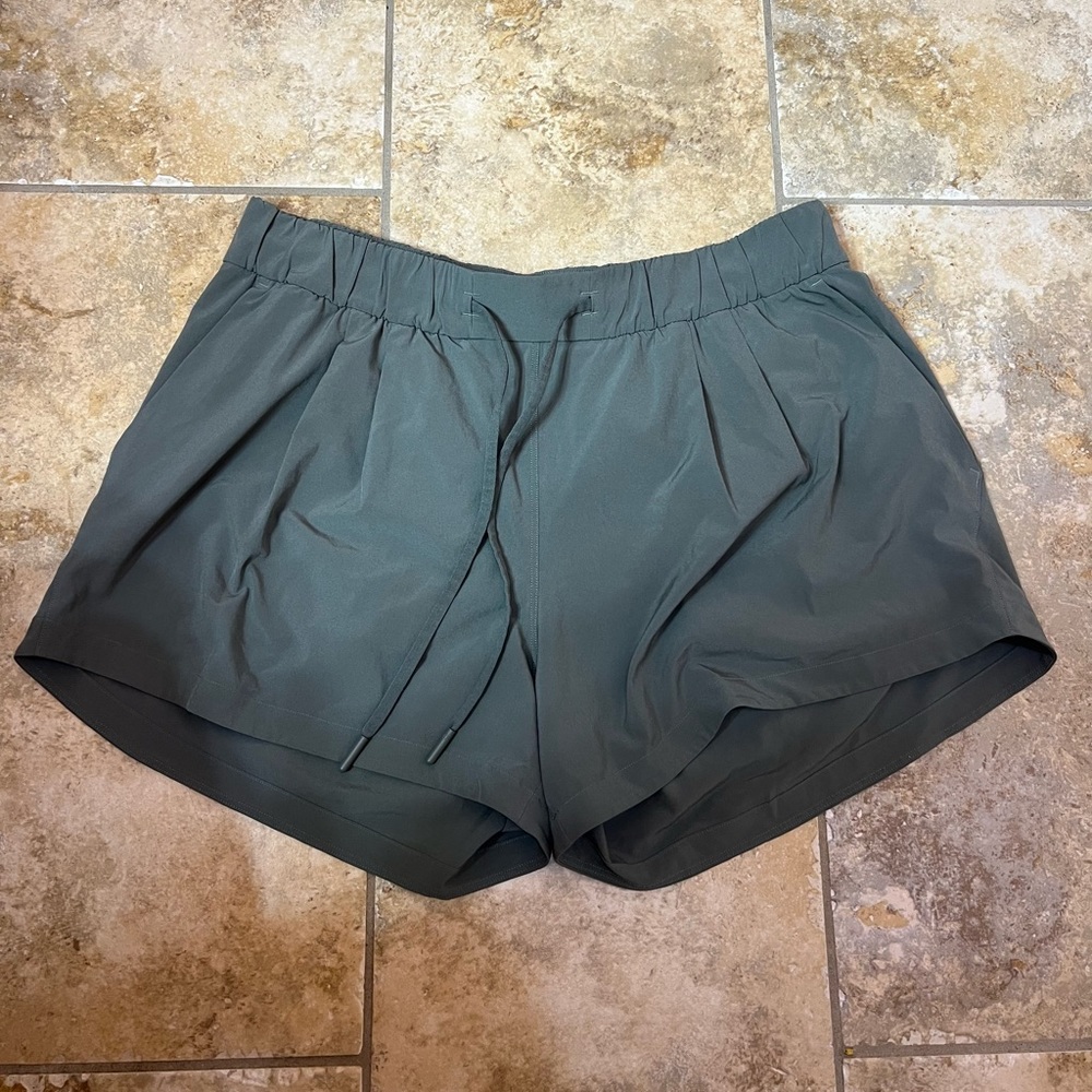 Army Green Lululemon Shorts